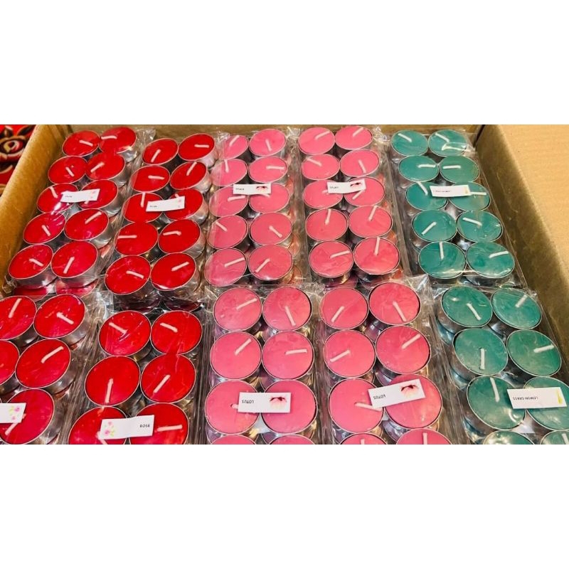 **พร้อมส่ง** เทียนหอม ทีไลท์ แพ็ค10ชิ้น