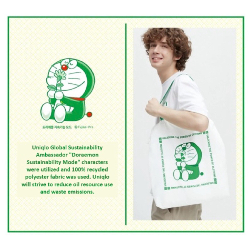 Uniqlo Doraemon Pocketable