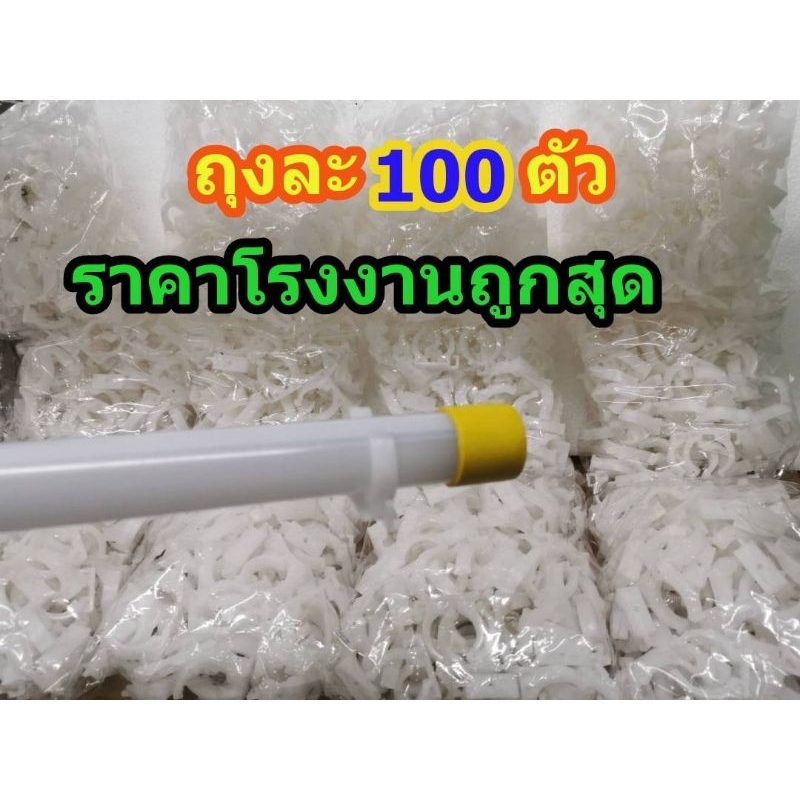 กิ๊ปล็อคหลอดไฟT8ราคาโรงงานถูกสุดในไทยเเพ็คถุง100ชิ้น