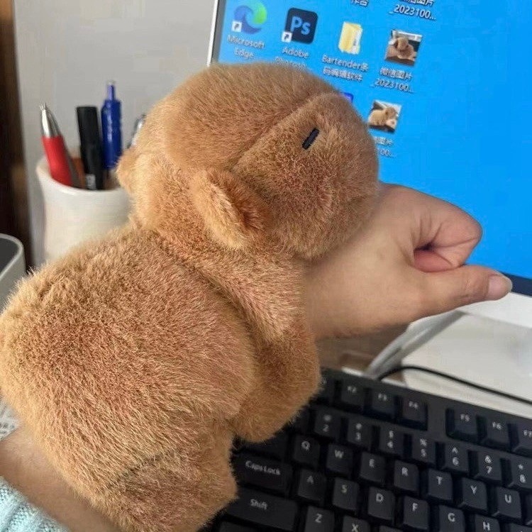 ส่งจากไทย🍑PPที่รัดผ้าม่าน คาปิบาร่า Capybara สายรวบผ้าม่าน สายรัดเก็บผ้าม่าน ตุ๊กตาน่ารัก เกาะแขนก็ได้น้า 23142 - รูปที่ 6