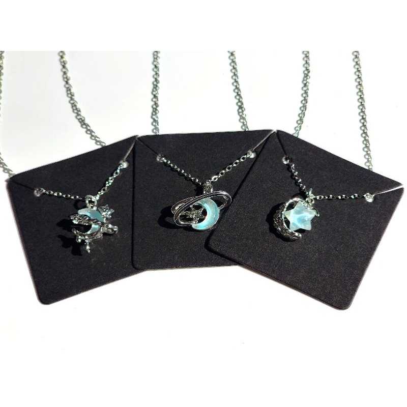 พร้อมส่ง สร้อยคอจี้ Dazzling Moon&Star