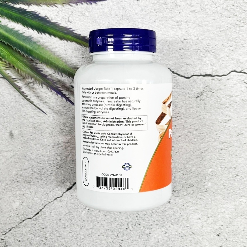 Now Foods Pancreatin 2000 รูปที่ 3