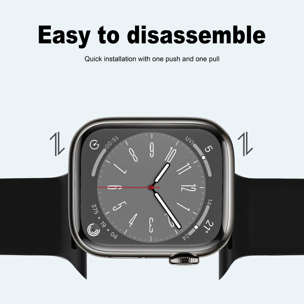 สายซิลิโคนสำหรับ iWatch 49mm46mm40mm42mm44mm41mm45mm series 10 9 8 7 6 5 4 3 2 1 SE smart watch สายกันน้ำ
