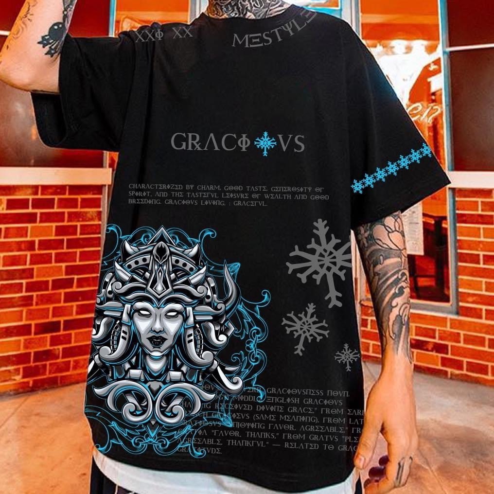 เสื้อยืดCotton100% สกรีนแบบดิจิตอล สีสด เนื้อผ้าหนานุ่ม เกรดพรีเมี่ยม A777-แขนสั้น