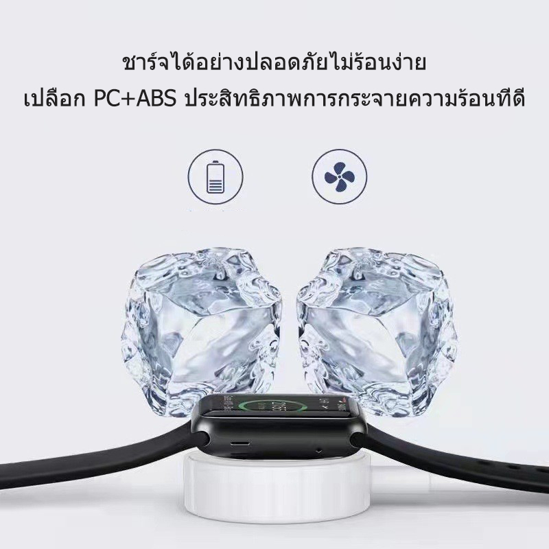 เครื่องชาร์จไร้สาย Type C 2-in-1 สำหรับสายชาร์จนาฬิกา A-pple Watch USB iwatch S9 8 7 6 5 4 3 2 1 ราคา ถูกที่สุด ดีลบีเคเค แกลเลอรีภาพที่ 7