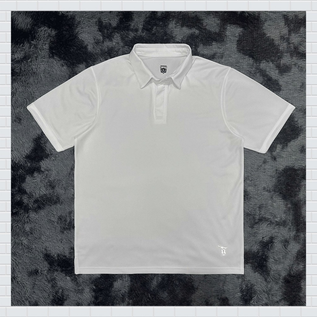 เสื้อแขนสั้น POLO WHITE (มีไซส์ใหญ่)