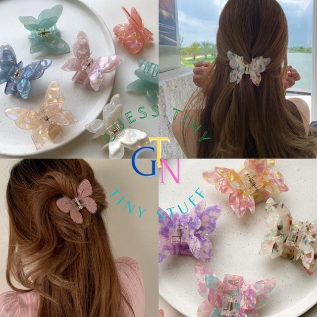 พร้อมส่ง✨GTN 5 cm Baby Nabi & 7cm Double wings Nabi 🌷🦋🦋 กิ๊บหนีบผม 🧸✨“Baby Nabi collection ”🌷🦋 กิ๊บห