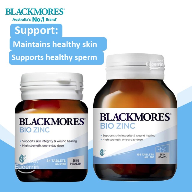 Blackmores Bio Zinc Skin Health Immune Support Vitamin 84 Tablets