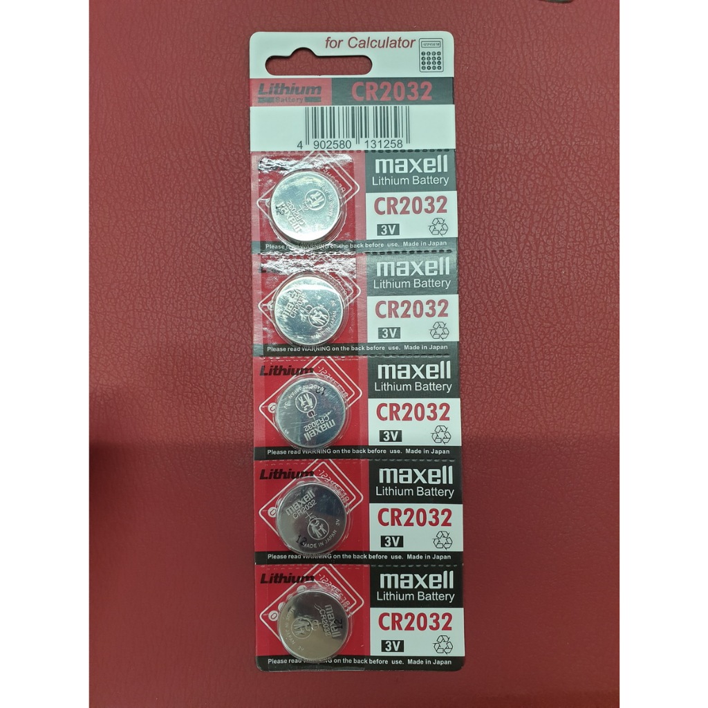 ถ่าน แบตรีโมท Honda PCX แท้ล้านเปอร์เซ็น จากค่าย Maxell japan รุ่น cr2032 จัดมาเพื่อ Honda