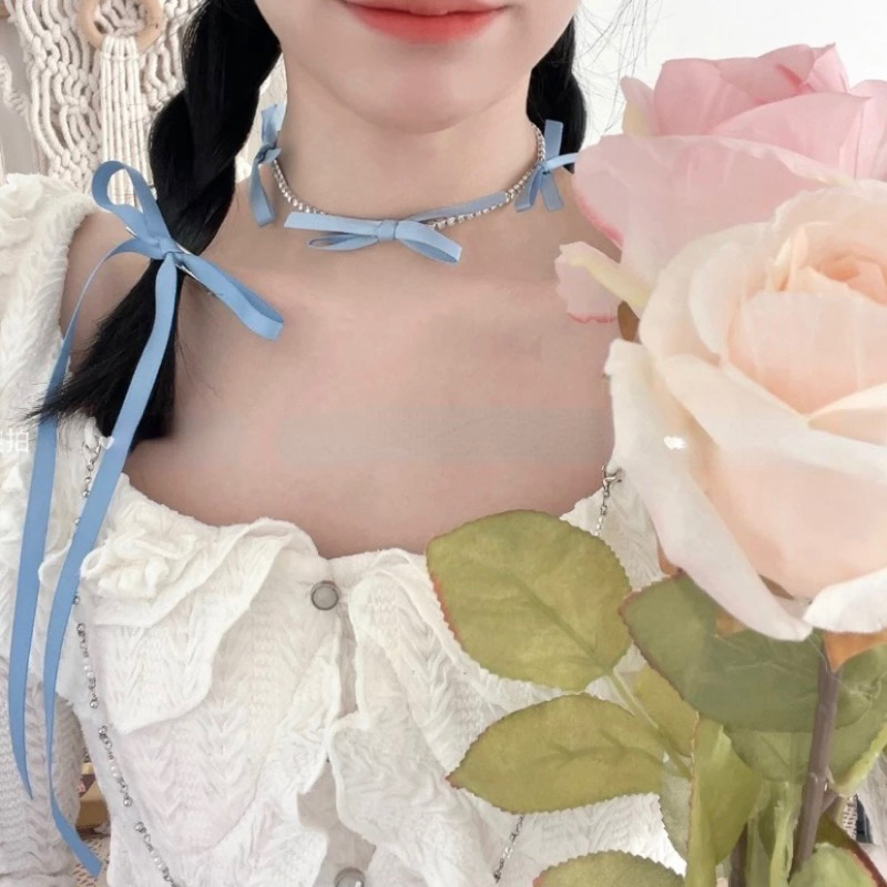 🇹🇭ร้านไทย รวมโช๊คเกอร์โบว์ Y2K สไตล์สาวเวียดนาม - รูปที่ 5