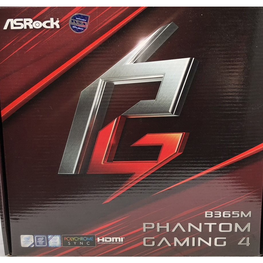 MAINBOARD (เมนบอร์ด) 1151 ASROCK B365M PHANTOM GAMING 4 มือสอง