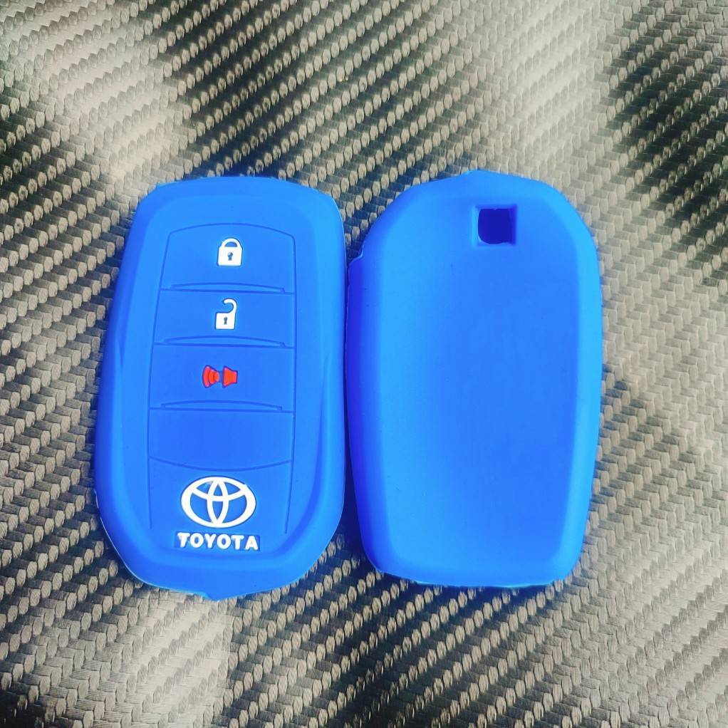 ซิลิโคนรีโมท ใส่กุญแจรีโมทรถยนต์ Toyota Hilux Revo,Cross,Fortuner,Rocco Smat Key 3 ปุ่ม  ซิลิโคนหุ้มกุญแจรีโมท - รูปที่ 5