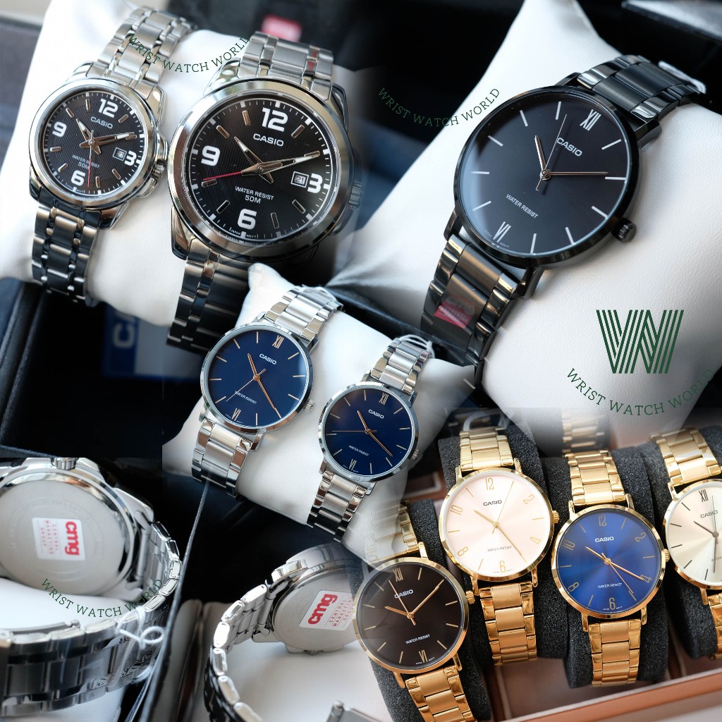 CASIO รับประกันศูนย์ไทย CMG LTP-VT01D LTP-VT01G  MTP-VT01D -1BUDF -2B 7B MTP-1314 LTP-1314D สินค้าให