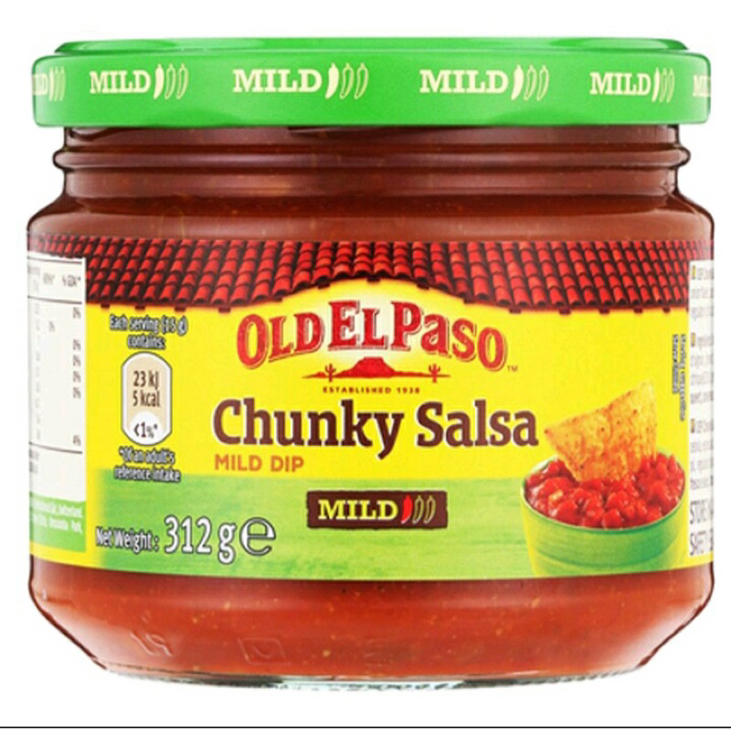 c Old El Paso chunky salsa mild 312 g. โอล เอล พาโซ ชังกี้ ซัลซ่าดิพ ไมล์ ซอส