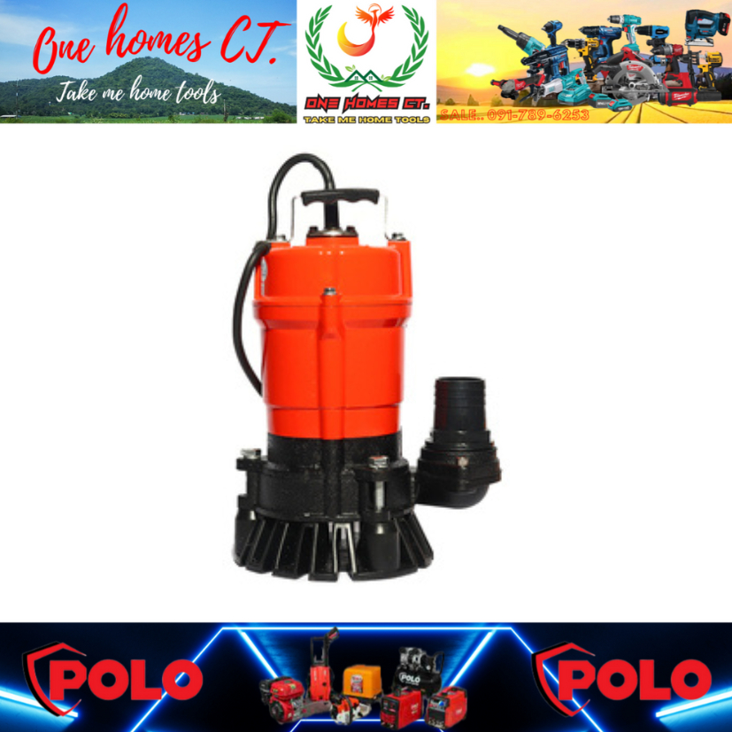 POLO ปั๊มจุ่มดูดน้ำ ไม่มีลูกลอย 400 วัตต์ รุ่น PL-400 # ออก..ใบเสร็จ.