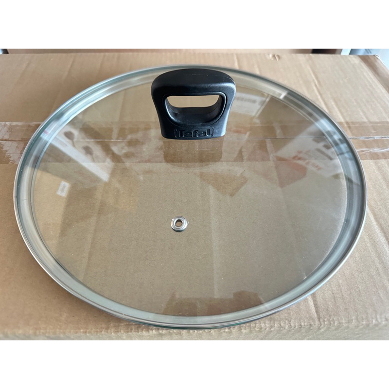 ฝาแก้ว Tefal ขนาด 28 cm. ใช้ได้สำหรับกระทะและหม้อ แก้วหนา ทนทาน ของแท้