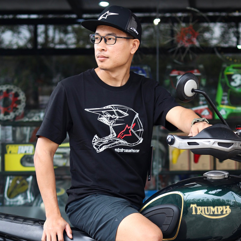 เสื้อ Alpinestars MX Helmet CSF Tee (ลิขสิทธิ์แท้)