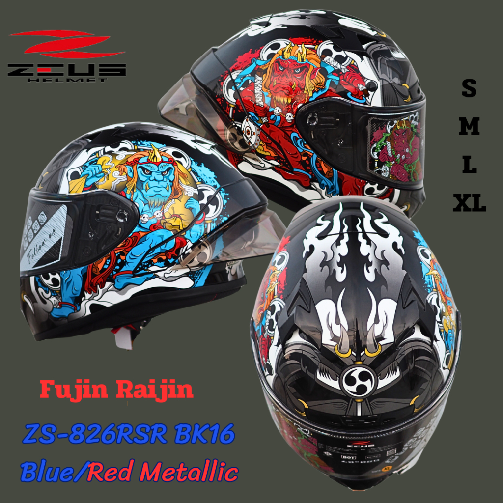 หมวกกันน็อค ZEUS Helmets | ZS-826 RSR พร้อมของแถมเพียบ