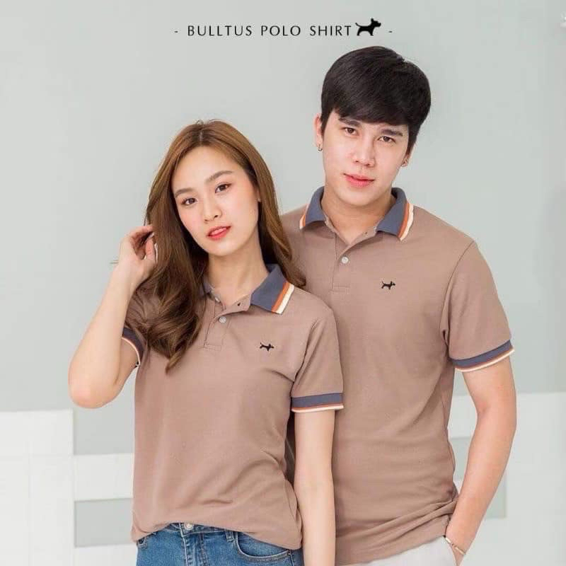 เสื้อโปโลBulltus brandทรงผู้ชายปกคลิป M-9XLอก38-60“