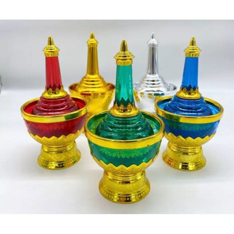 ชุดกรวดน้ำ รุ่นทิพย์ กรวดน้ำสีเงิน-ทอง,รุ่นสองกษัตริย์สี