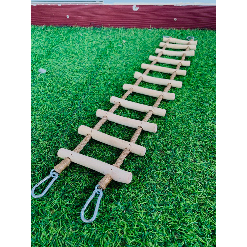 บันไดเชือกติดกรงนกแก้ว#นกซันคอนัว#ค็อกซ์คาเทล#กรีนชีส #นกม๊อง