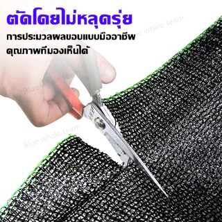 【พร้อมส่งจัดส่งเร็ว】สแลนกันแดด (2mX50m/100m) 55%/70%/90% สแลนบังแดด กรองแสงผ้าสแลม6เข็ม8เข็ม โรงเรือน โรงรถ