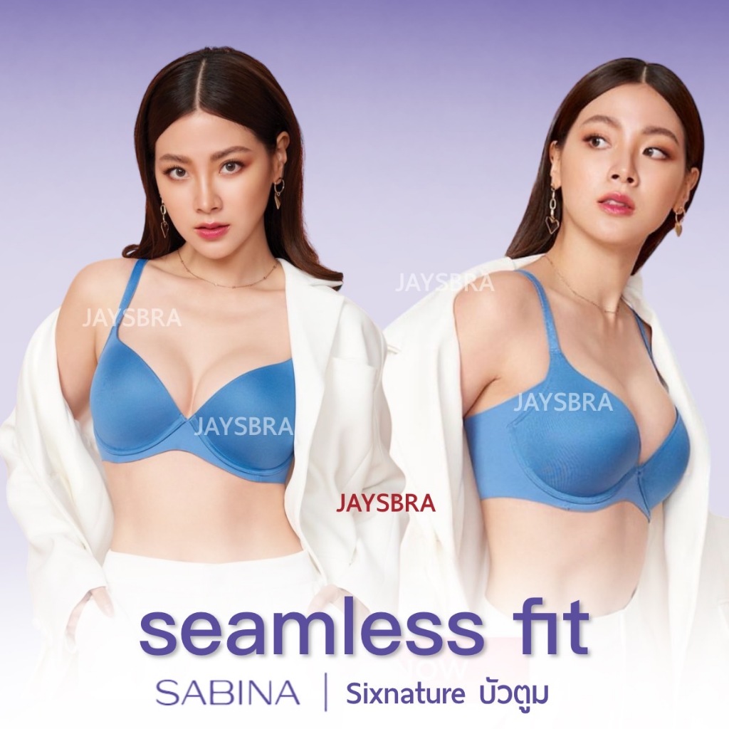 ✅แจกโค้ด ลดเพิ่ม SABINA <clerance sale> บัวตูม (มีโครง+ไร้ตะเข็บ) SEAMLESS FIT รุ่น SIXNATURE SBS 42