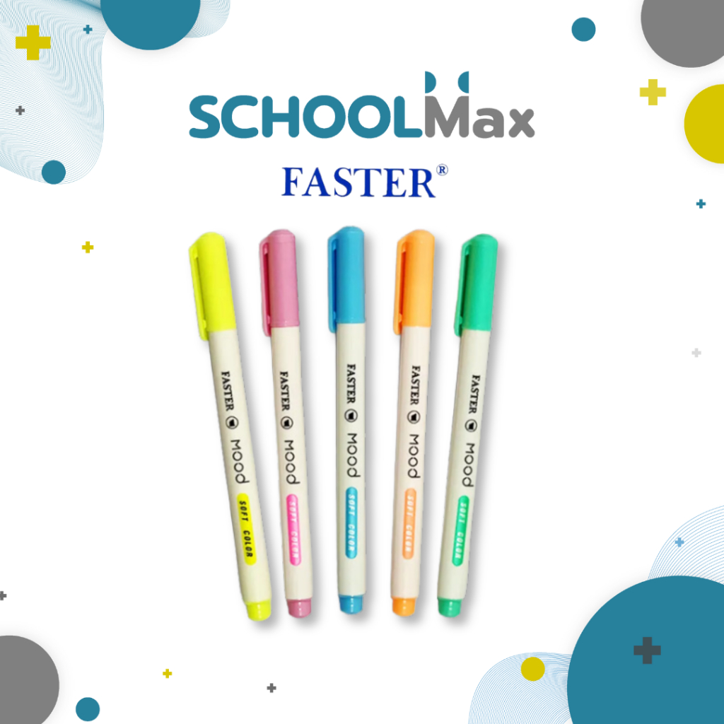 ปากกาเน้นข้อความ highlight ไฮไลท์ Mood tone จาก Faster /แท่ง