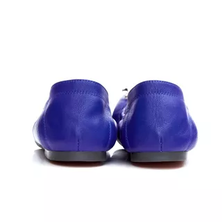 O&B รองเท้าหนังแกะ รุ่น AUDREY CREST IN BLUE HAWAII-11087CS36004F_S4BLXX