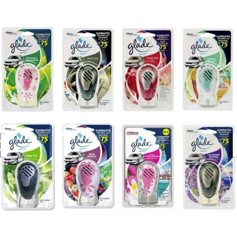 เกลด สปอร์ต น้ำหอมปรับอากาศในรถ 7มล. Glade Sport Car Air Freshener Starter 7ml