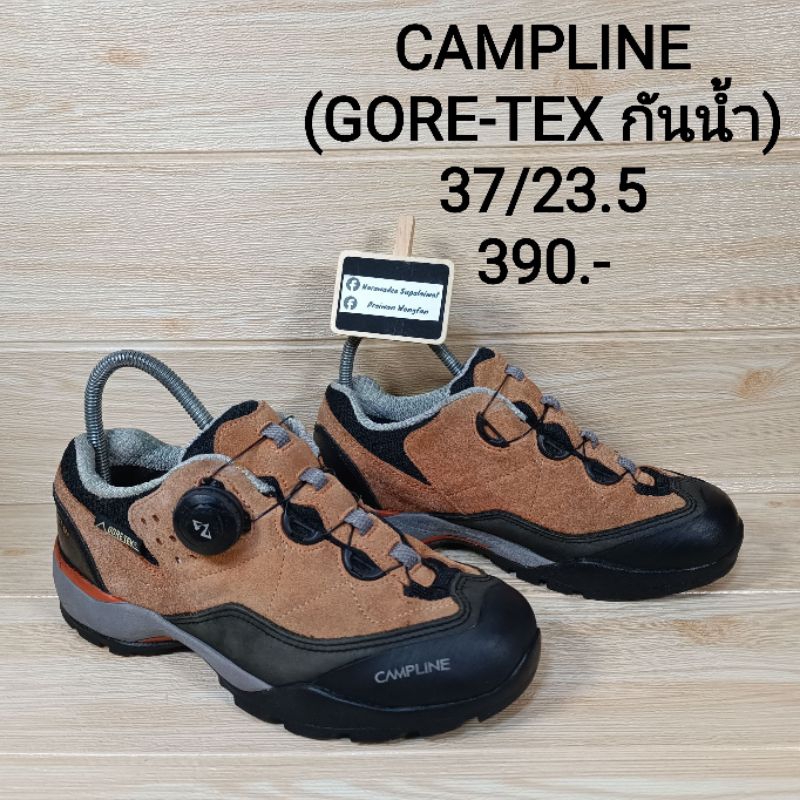 รองเท้ามือสอง CAMPLINE 37/23.5 cm. (GORE-TEX กันน้ำ)