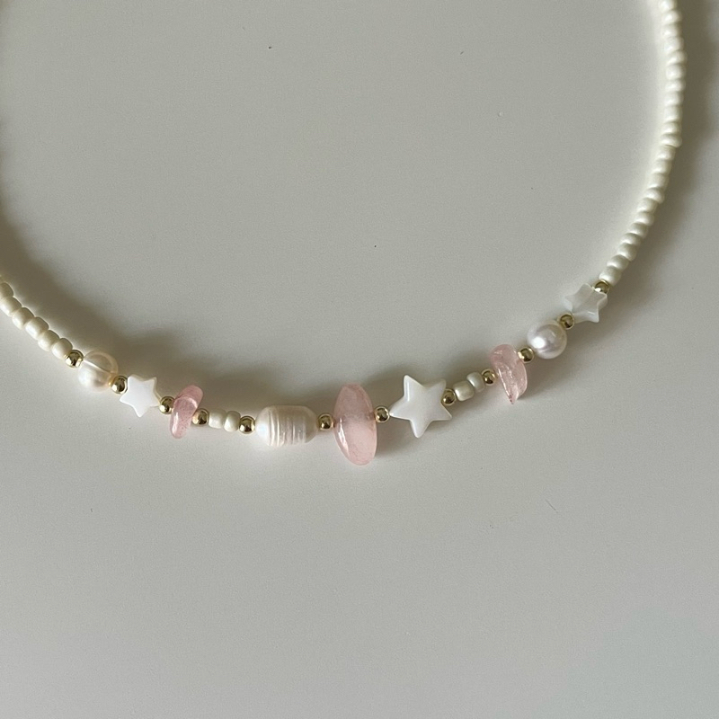 SMB - สร้อยคอรุ่น Amour (pink)🧁🍥✨