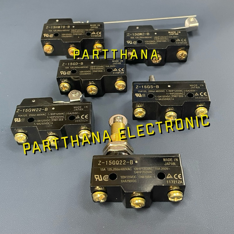 LIMIT SWITCH ลิมิตสวิทช์ Z-15GW2-B Z-15GW22-B Z-15GS-B Z-15GQ22-B Z-15GD-B Z-15HW78-B  Z-15GW2277-B 