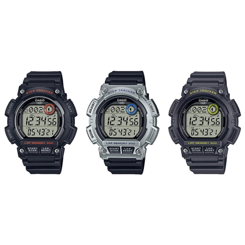 Casio Standard นาฬิกาข้อมือผู้ชาย สายเรซิ่น รุ่น WS-2100H (WS-2100H-1A,WS-2100H-1A2,WS-2100H-8A)