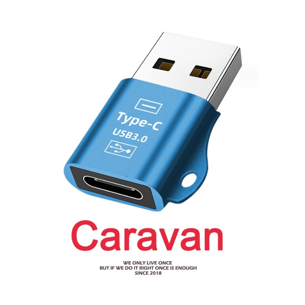 Caravan Crew อะแดปเตอร์ Type C เป็น USB OTG,อะแดปเตอร์แปลง USB C ตัวเมียเป็น USB ตัวผู้สำหรับ