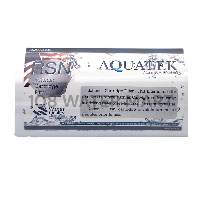 ไส้กรองน้ำ อินไลน์ เรซิ่น Aquatek รุ่นหัวเกลียว 2.5“x11” รูปที่ 3