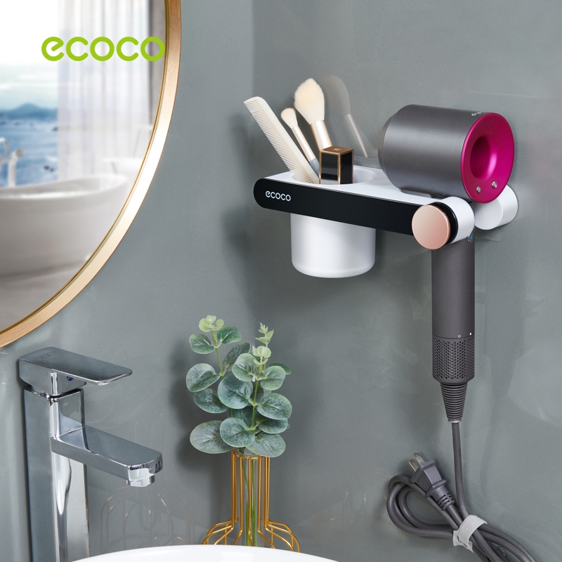 [พร้อมส่ง]Ecoco ที่วางไดร์เป่าผม ติดผนัง เหมาะสำหรับ dyson ไดร์เป่าผม ที่เก็บไดร์เป่าผม
