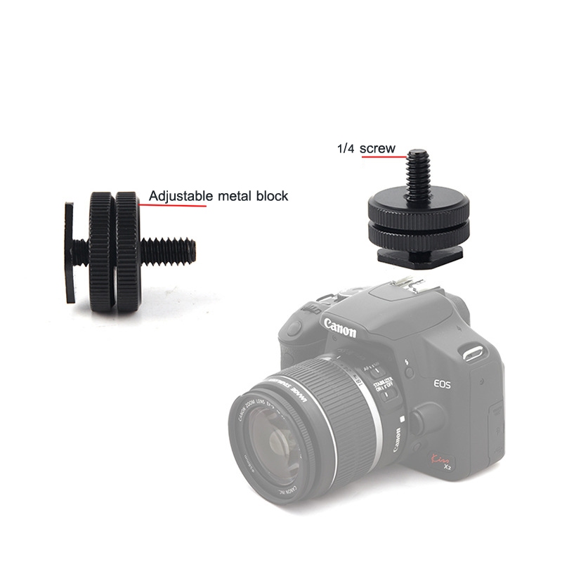 [พร้อมส่ง] 1/4" Hot Shoe Adapter Mount Screw with Double Layer to Flash Hotshoe Accessories