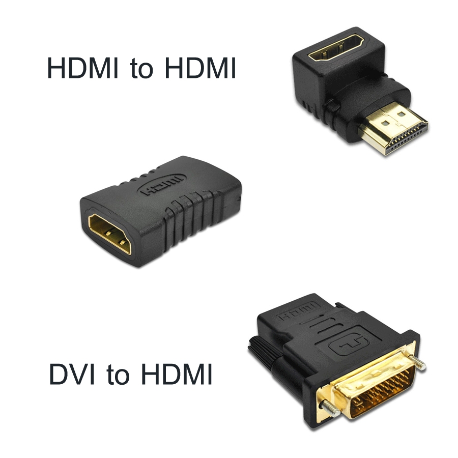 หัวต่อพ่วง HDMI to HDMI หัวแปลง DVI to HDMI Adaper Converter ตัวแปลง