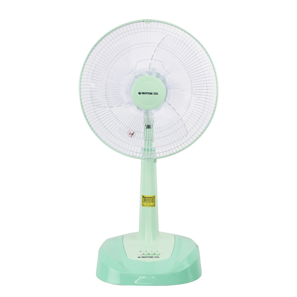 [สินค้าใหม่] SMARTHOME พัดลมปรับระดับ/สไลด์ 16 นิ้ว รับประกันมอเตอร์ 3 ปี สีทูโทน รุ่น SF16A