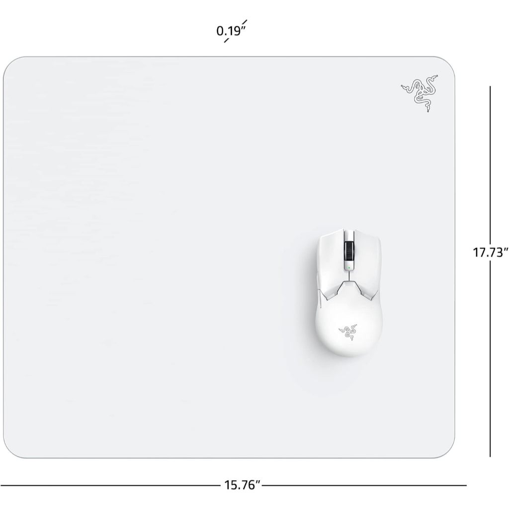 Razer Atlas - White Premium Tempered Glass Mouse Mat