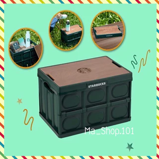 [ของแท้]STARBUCKS ® REWARDS COLLAPSIBLE STORAGE BOX | Multipurpose blanket | กล่องเก็บของอเนกประสงค์ ผ้าห่ม สตาร์บัคส์