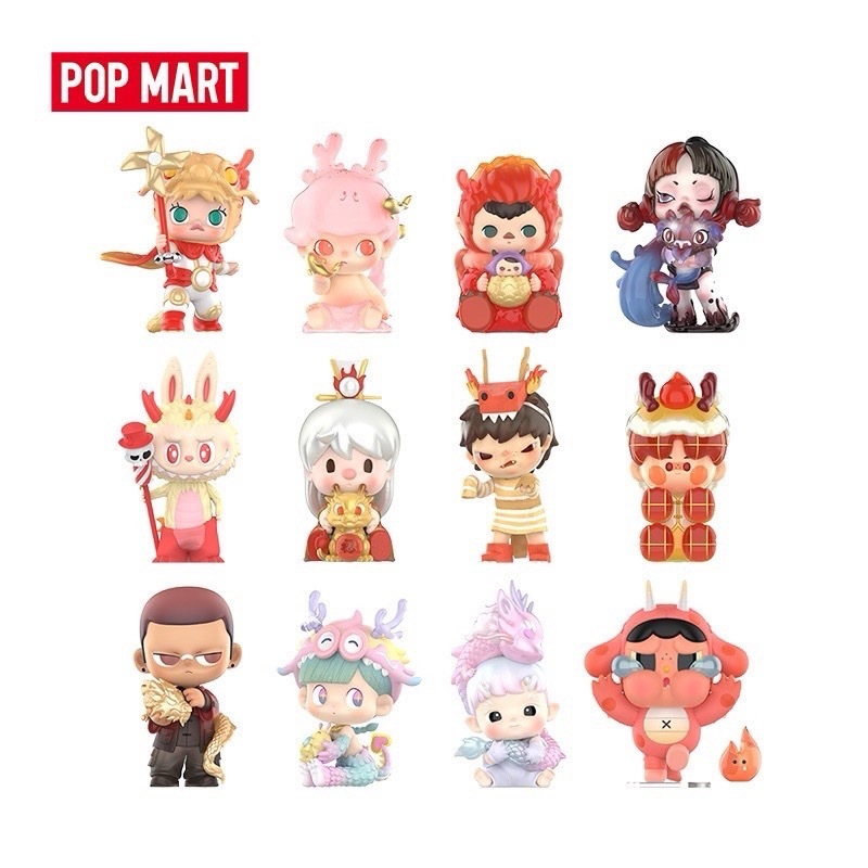ระบุตัว พร้อมส่งจากไทย Popmart ปีมังกร เช็คการ์ดเท่านั้น