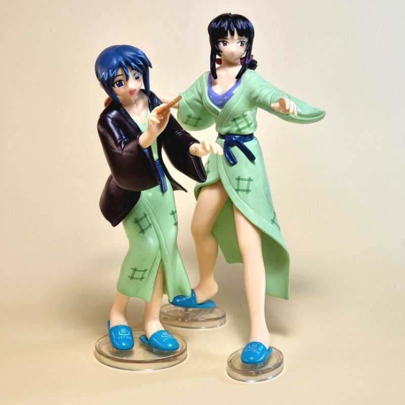 ของแท้มือ 2 SEGA - Love Hina Again - Maehara Shinobu and Urashima Kanako  - Bath House Ping Pong Anime Figure