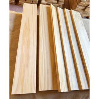 กว้าง10cm.หนา1.5cm.ยาว60cm.ไม้สนนอกราคาถูก ราคา/1แผ่น เป็นไม…