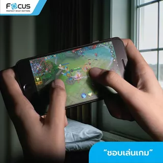 Focus ฟิล์มกระจก สำหรับ iPhone 17e 17 17Air 17Pro 17ProMax 16e 16PM 16Pro 16Plus 16 15 14 13 12 11 เต็มจอ ด้าน ไอโฟน