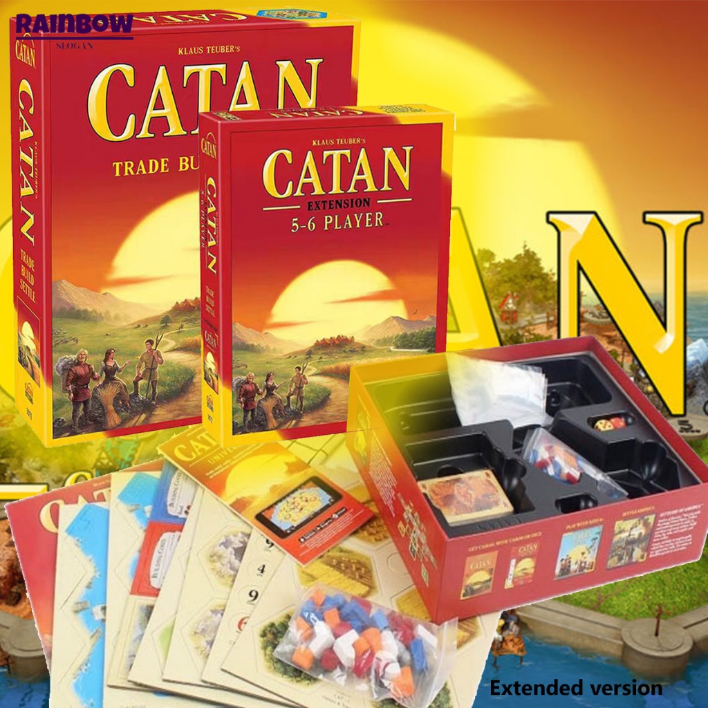 Catan Board game - บอร์ดเกม คาทานบอร์ด เล่นกับเพื่อนได้หลายคน สินค้าพร้อมส่ง