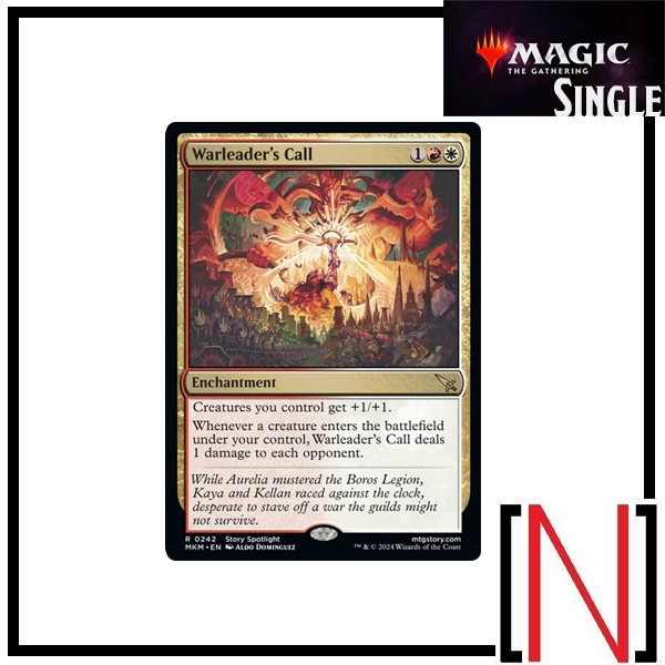 [MTG][Single][MKM] Warleader's Call ระดับ Rare [ภาษาอังกฤษ]