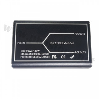 POE extender 1 to 2 10/100/1000mbps รุ่น HX-POE10002