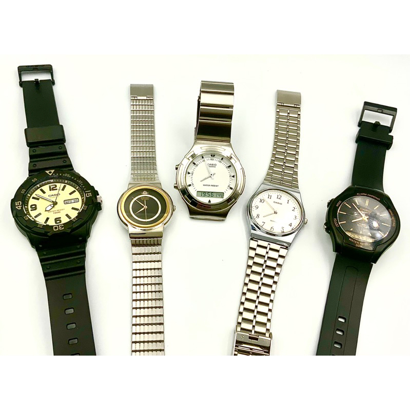 นาฬิกามือสอง Casio และ Seiko ระบบถ่าน สภาพสวย